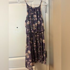 Blue Rain Francesca’s Purple Floral Dress